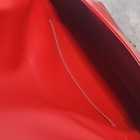 Louis Vuitton Red Vernis Shoulder Strap Vachetta Adjustable Bag Purse Clutch - Picture 10 of 13